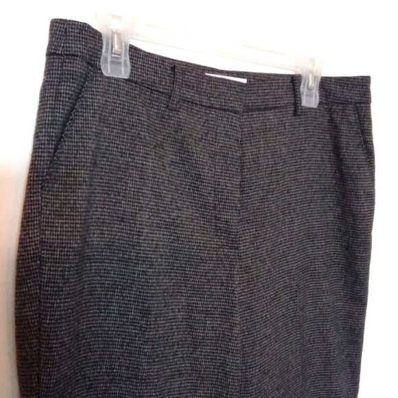 Mango Mini Houndstooth Tweed Dress Pants - Picture 2 of 9